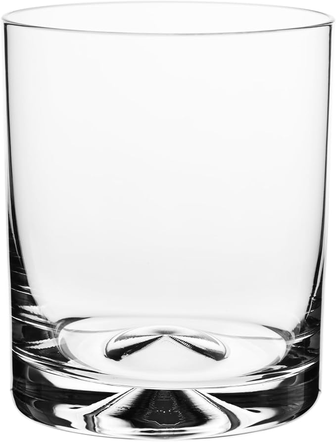 Krosno Whisky Glasses | Set of 6 | 11.8 oz | Mixology Collection | Drinking Glasses Cocktail Glasses | Home, Restaurants and Kitchen Set | Dishwasher Safe Glass Cup | Drinking Tumblers, Lead-Free Crystal for Bourbon, Scotch, Cocktails, Water, Juice, Di...