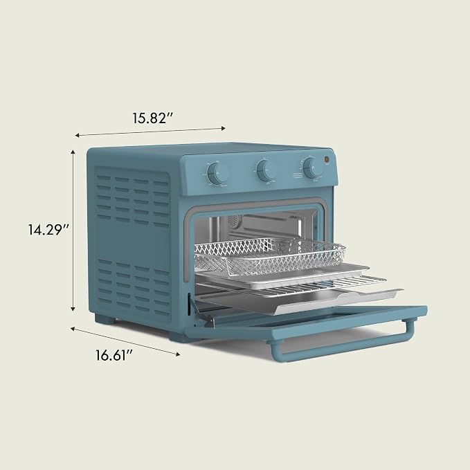 bella 6 Slice Toaster Oven With Air fryer, Surf
