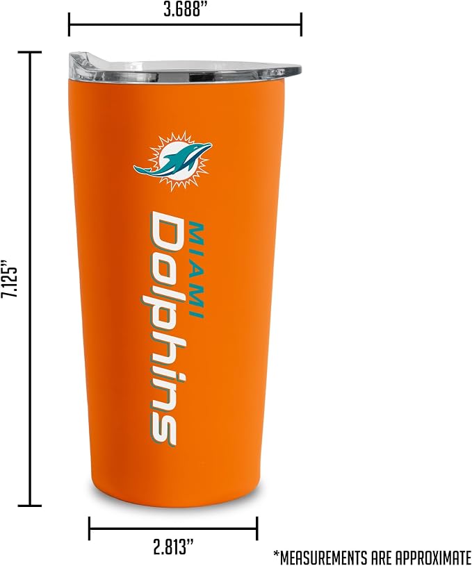 Rico Industries NFL Football Soft Touch, Easy Grip Tumbler