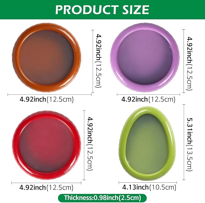 T-Raputa Avocado Saver and Onion Storage - Reusable refrigerator fruit storage containers - is the storage Apples, Tomatoes, Tomato,Garlic for Ideal(4 Set)