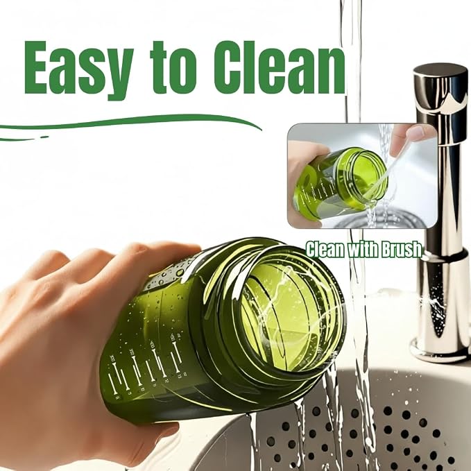 2 in 1 Olive Oil Sprayer and Dispenser, 16oz Glass Oil Spray Bottle with Measurement Marks, grilling spray bottle, Light Blockage Dark Oil Sprayer 2 Pack for Air Fryer, Salad, Cooking, BBQ