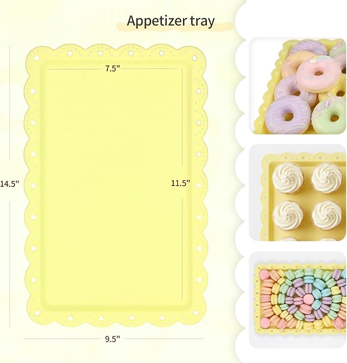 Pack of 11 NWK Cupcake Stand Set with Table Cloth (Colorful) | Includes 3 x 2-Tier & 3 x 3-Tier Cupcake Stands, 4 Appetizer Trays, Plus 1 Tablecloth. Ideal for Parties, Colorful Design