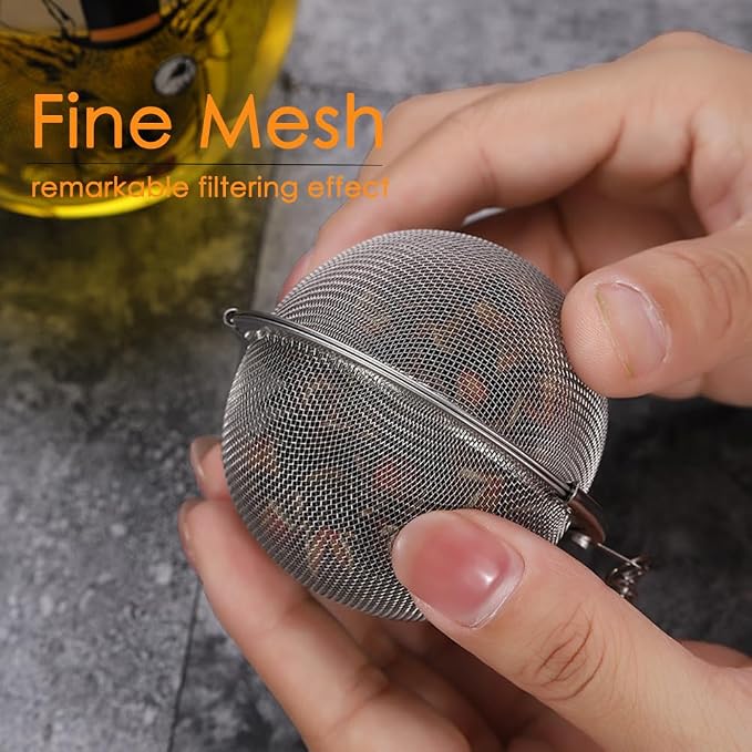3 Pcs Tea Infusers for Loose Tea Leaf Steeper Tea Balls for Loose Tea Diffusers for Loose Tea Stainless Steel Tea Infuser Loose Leaf Tea Steeper with Metal Pendant (Bee Flower)