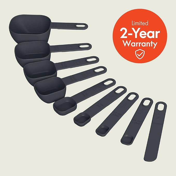 bella TOOLS 9 Piece Nested Measuring Set, Slate