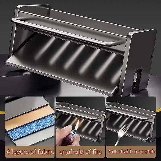 Kitchen Sink Caddy Organizer,Sponge Holder for Kitchen Sink with Drain Board,Stainless Steel