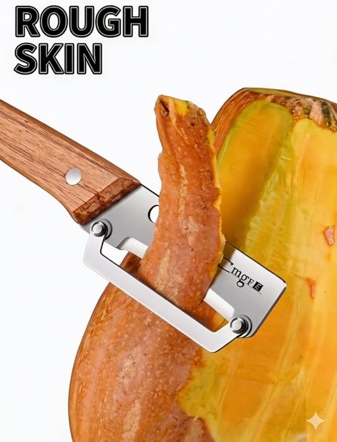 Vegetable Peeler,5-Year Warranty,Zero Flex Potato Veggie Peeler for Kitchen | Multifunctional Elite Veggie Peelers Sharp Stainless Steel Blade for Apple Cucumber Pumpkin Papaya Cheese Cabbage