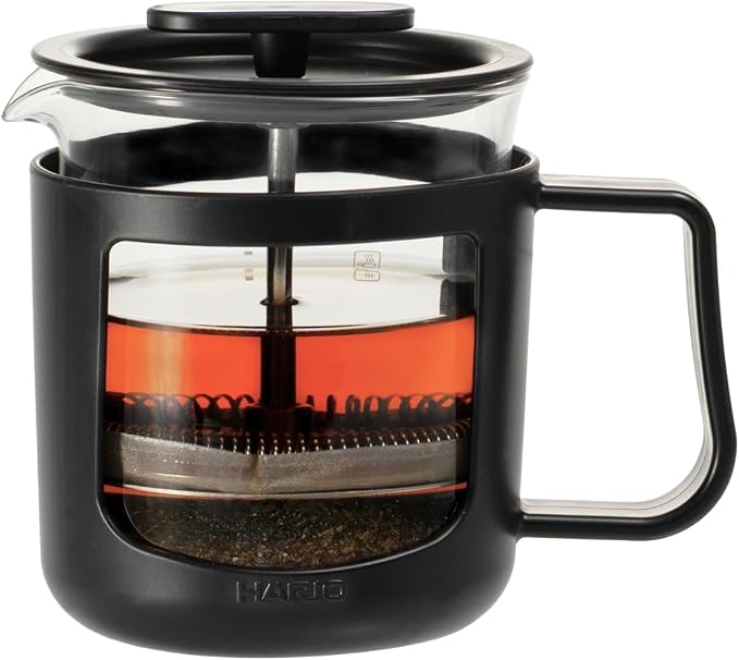HARIO CPU-2-B CafePress U Heat-resistant Glass, Practical Capacity, 10.1 fl oz (300 ml), Black