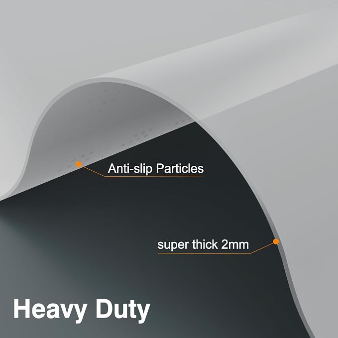 Silicone Mats for Kitchen Counter 47"x23.6"x0.08”, Largest Heat Resistant Mat Shipped Rolled Up Kitchen Island Silicone Countertop Protector Mat Nonslip Extra Large Counter Mat, Translucent | Largest Size, Heat Resistant, Nonslip, Extra Large Counterto...