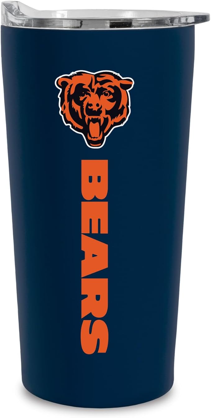 Rico Industries NFL Football Soft Touch, Easy Grip Tumbler