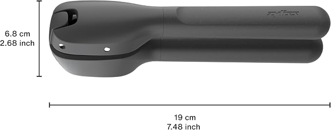Zyliss Classic Garlic Press – Heavy Duty Garlic Mincer & Crusher with Large Chamber, Ergonomic Easy Grip Handles, Dishwasher Safe Garlic Press, Stainless Steel Kitchen Tool