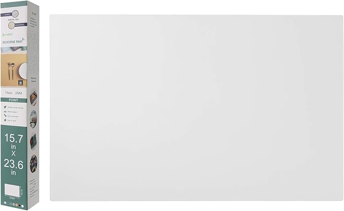 Silicone Mat for Kitchen Counter, Heat Resistant Nonskid Table Mat for Air Fryer to Site on, Countertop Protector, Thick 2MM, XL Large | Countertop Protector, Thick(2MM) Silicone Heat Resistant Mat for Kitchen Appliance, Air Fryer Site on