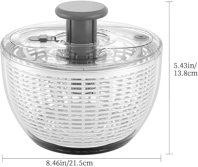 quick press salad spinner and vegetable washer tool for lettuce spinner 3.8L Small capacity Fruit Washing Bowl with fruit washing bowl with strainer dehydrator kitchen appliances