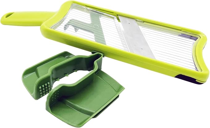 Multi Handheld Mandoline Slicer, Stainless Steel Professional Vegetable Slicer with Comfortable Grip, Vegetable Slicer for Potatoes, Onions, Cucumbers, Cheese, Easy to Clean