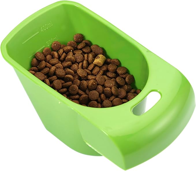 Ashfield & Harkness Airtight Pet Food Storage Container, Holds 30lbs | Grey BPA-free HDPE bin with silicone seal, measuring scoop on lid, snap latch - fits dogs, cats & more