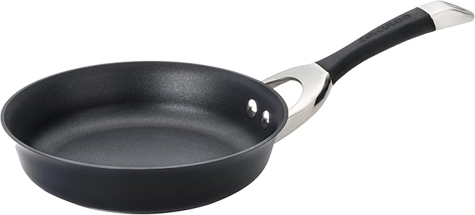 Circulon Symmetry Hard Anodized Nonstick Induction Frying Pan, 8.5-Inch Fry Pan, Black