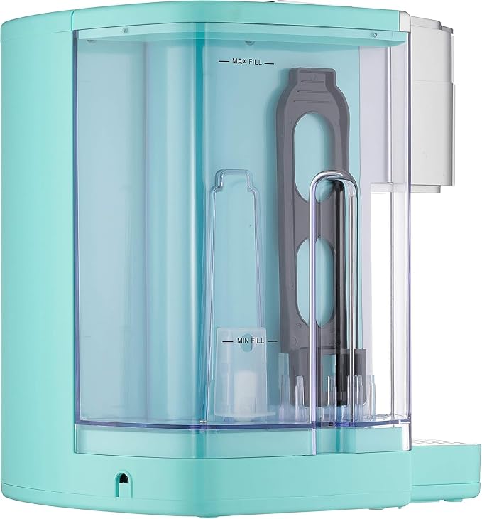 Cuisinart Coffee Maker, Single Serve 72-Ounce Reservoir Coffee Machine, Programmable Brewing & Hot Water Dispenser, Stainless Steel, Robins Egg Blue