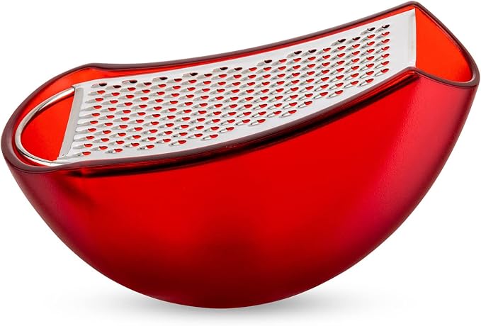 A di Alessi Parmenide Cheese Grater, Red