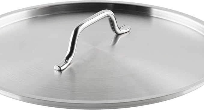 Winco Stainless Steel Commercial Cover | Fits sst-20, Great for Food Protection, Storage, Serving and Foodservice
