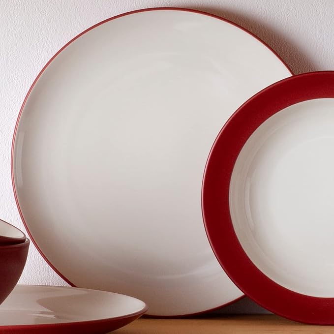 Noritake Colorwave Raspberry 4-Piece Coupe Place Setting, Service for 1