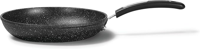 Starfrit The Rock 28 cm (11") Non-Stick Fry Pan - Durable Forged Aluminum - Oven Safe - PFOA Free - Easy to Clean - Black