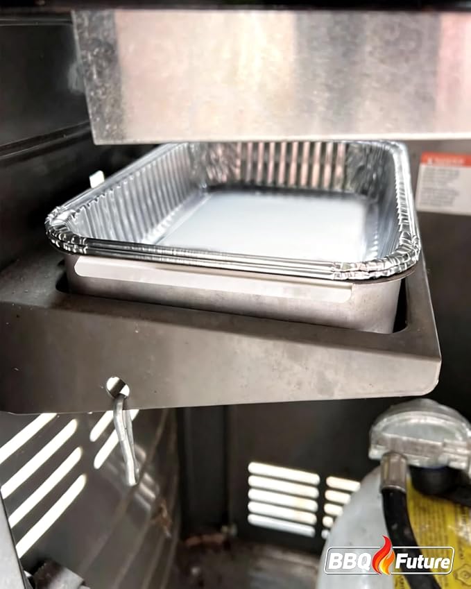2401542 Grease Catch Pan for Weber Spirit E325 E210 E425 E435 Grill(2025) | Fits Weber Spirit E-210 E-310 E-325 EX-325 EP-325 E-425 EP-425 E-435 EP-435, Grease Tray Replacement with 20 Drip Foil Liners