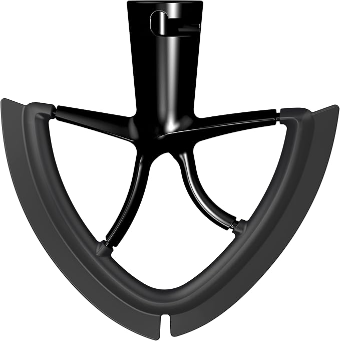 New Metro Design Beater Blade Metal TH-M Compatible with KitchenAid 4.5-5 Qt Tilt-head Stand Mixer, Black