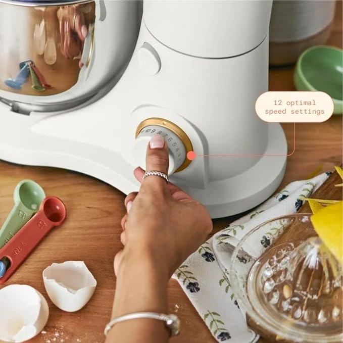 Wonderful Kitchen Stand Mixer 3.5 Qt Bowl, 12 Speeds Tilt-Head, Dough Hook Flat Beater Whisk for Baking Tasks Metal Build for Baking