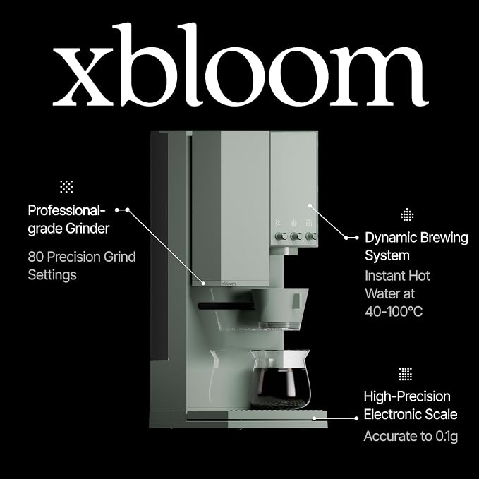 xBloom Studio Coffee Machine, Drip Coffee Maker, Grinder&Scale, AppControl