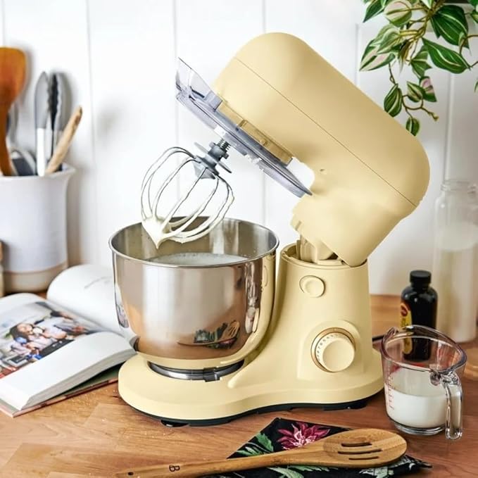 Wonderful Kitchen Stand Mixer 3.5 Qt Bowl, 12 Speeds Tilt-Head, Dough Hook Flat Beater Whisk for Baking Tasks Metal Build for Baking (ButterCream)