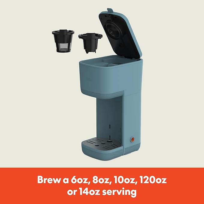 bella K Cup Coffee Maker w/ Water Tank, Surf