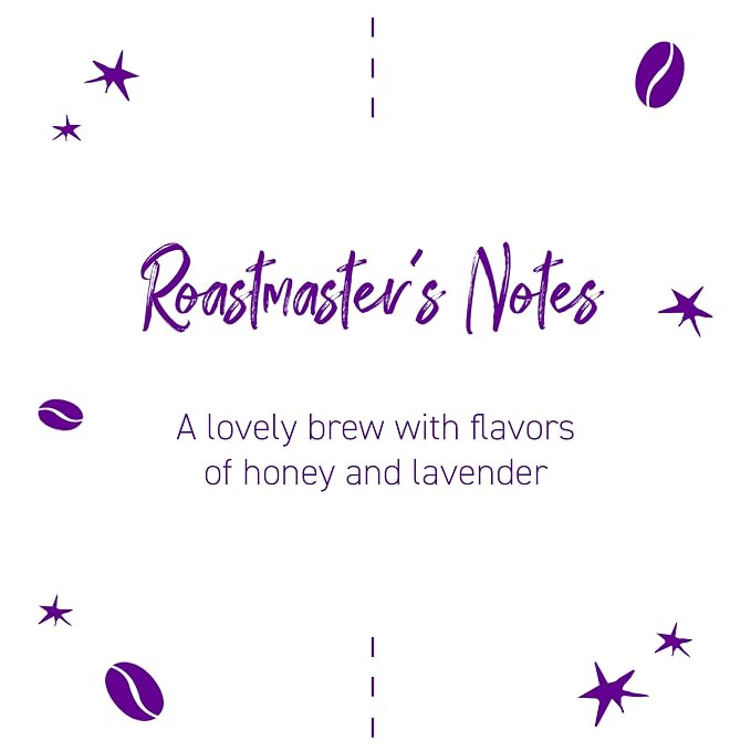 Joffrey’s Coffee - Disney Daisy Duck Lovely Lavender | Amber Honey and Lavender Coffee, Medium Roast (Ground, 11oz)