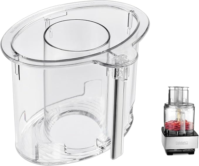 Cuisinart DLC-2014PT1 Large Pusher Replacement for 14-Cup Food Processors Fits DLC-2014, DLC-2014N, DLC-2014CHB, MP-14 & DFP-14 Series Only Compatible with 4-tab Lid Model DFP-14NWBCT1 OEM