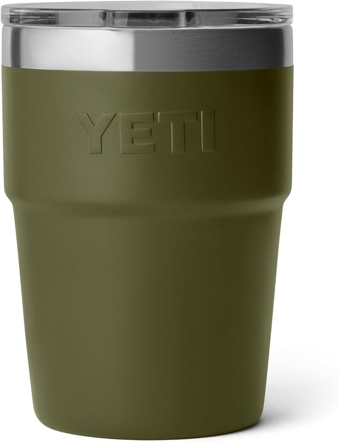 YETI Rambler 16 oz Stackable Tumbler, Vacuum Insulated, Stainless Steel with MagSlider Lid | Stackable