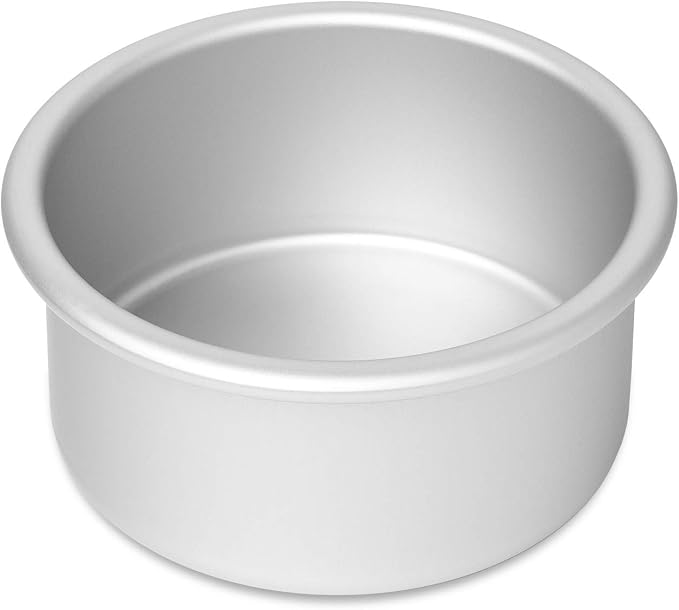 4" x 2" Round Cake Pan, Anodized Aluminum Cake Pan Baking Tin Mold, Professional Bakeware