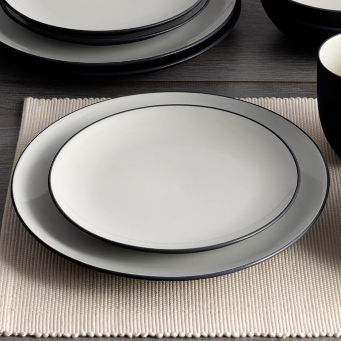 Noritake Colorwave Graphite 4-Piece Coupe Place Setting, Service for 1
