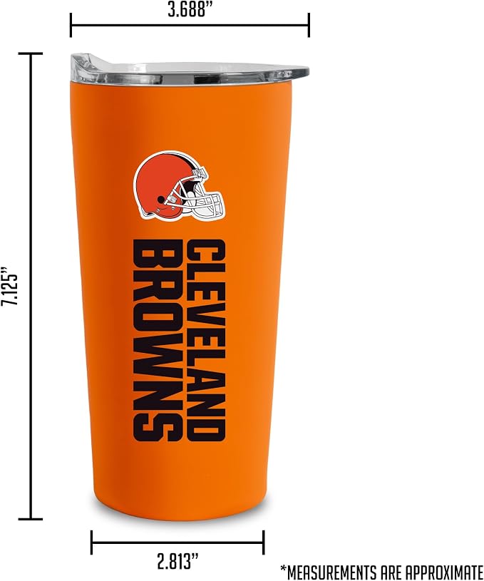 Rico Industries NFL Football Soft Touch, Easy Grip Tumbler