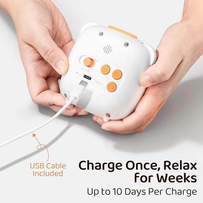 M&G Digital Timer for Kids, 99 Min Visual Timers with Alarm, Rechargeable Kitchen Timer Up to 10 Days, Office Scene Accurate Timing, 3 Sound Modes, Daily Use at Home Classroom