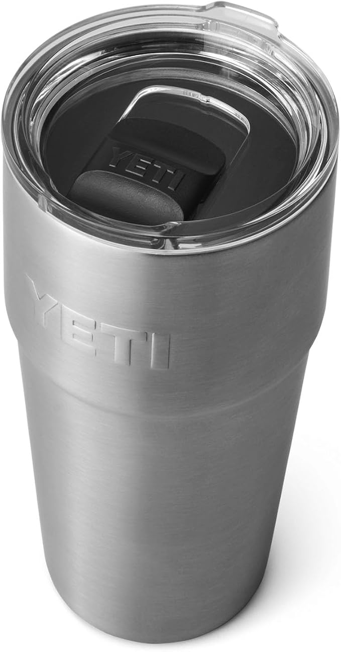 YETI Rambler 20 oz Stackable Tumbler, Stainless Steel, Vacuum Insulated with MagSlider Lid