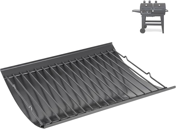 Ash Pan for Chargriller E5030, 5030, Ashpan for Char Griller 5030 Dual Function 2-Burner Charcoal Grill, Grill Parts for Char Griller Replacement Parts Charcoal Tray for Chargriller Ash Drip Pan