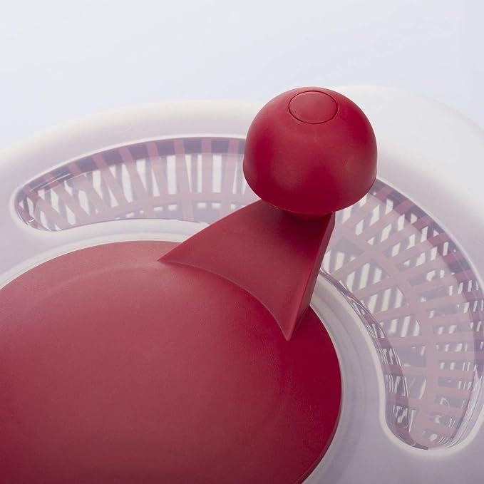 Westmark Germany Vegetable and Salad Spinner with Pouring Spout (Red/Clear)