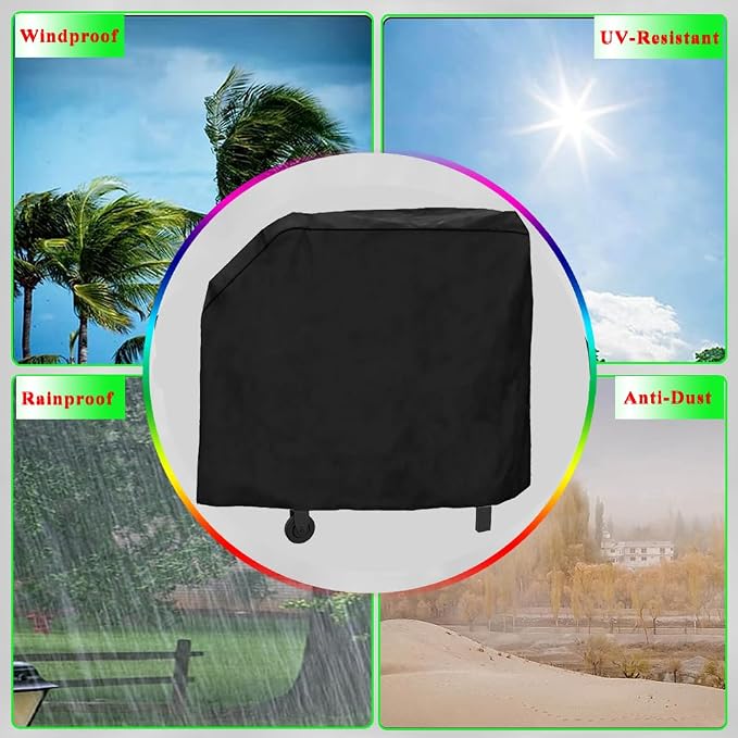Griddle Cover for Blackstone 28" Original Omnivore Griddle 2206，600D Heavy Duty Waterproof Grill Cover for Blackstone 2 Burner 28 Inch Flat Top Griddle Outdoor