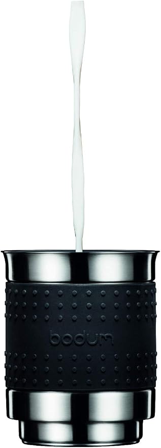 Bistro 13.5oz Bistro Barista Electric Milk Frother, Automatic Temperature Control, Boil-Dry Protection, Black