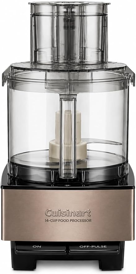Cuisinart DFP-14UMBY 14-Cup Food Processor (Umber) | Mincing, dicing, shredding, pureeing and dough kneading