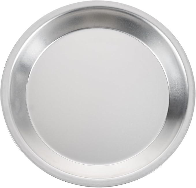 Restaurantware Aluminum Pie Pan 72 Count 11 Inch Round 1.25 Inch Deep Oven-Friendly Pie Tin, Lightweight Baking Pan, Silver Plate for Quiche, Fruit Pies, Home And Commercial Kitchens