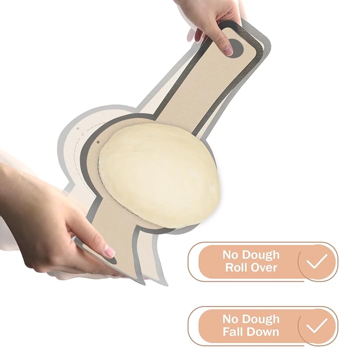 Koolstuffs Sourdough Silicone Bread Sling for Dutch Oven, 2 Pack | Long Handles for Dough Transfer, Nonstick Bread Release, Dishwasher Cleanup, Flexible Reusable Design, Round, Gray
