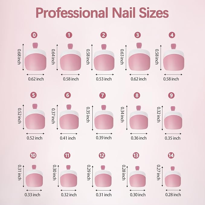 Misssix Press on Toenails Short, 216pcs French Tip Toe Nails Square in Box | Soft Gel False Toenail, Acrylic Soak off Fake Toe Nails for Women Nail Art DIY 15 Sizes