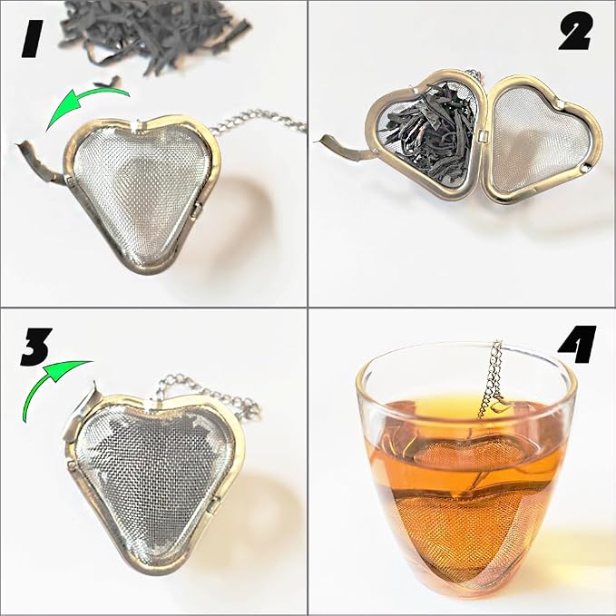 3 Pcs Fun Cat Tea Strainer, Tea Strainers & Filters | 304 Stainless Steel Tea Strainers, Loose Tea Strainer Is Tea Accessories For Tea Lovers