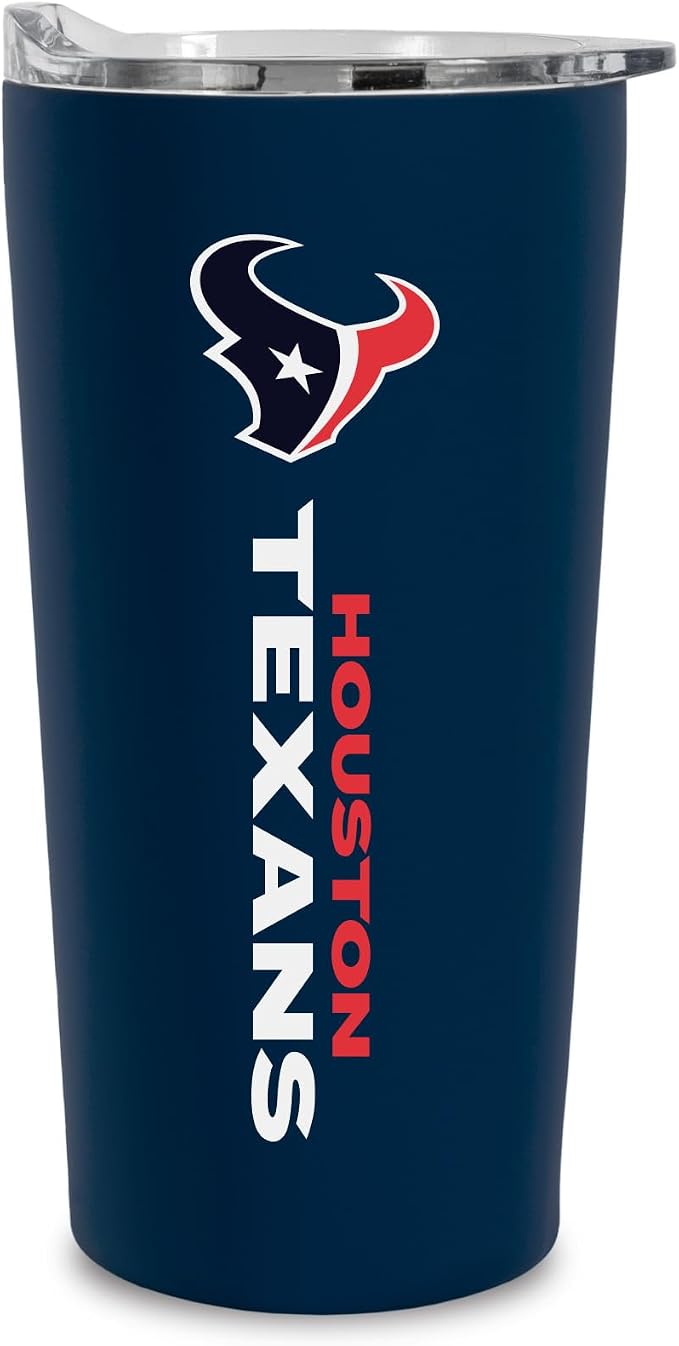 Rico Industries NFL Football Soft Touch, Easy Grip Tumbler