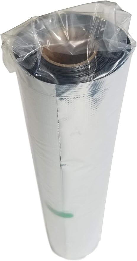 Mylar Vacuum Seal 8" x16' or 11" x16' Rolls | SteelPak Textured/Embossed Aluminum Foil Vacuum/Heat Seal Rolls to Create Custom-Sized Vacuum Sealer Bags (1, 8" x16')