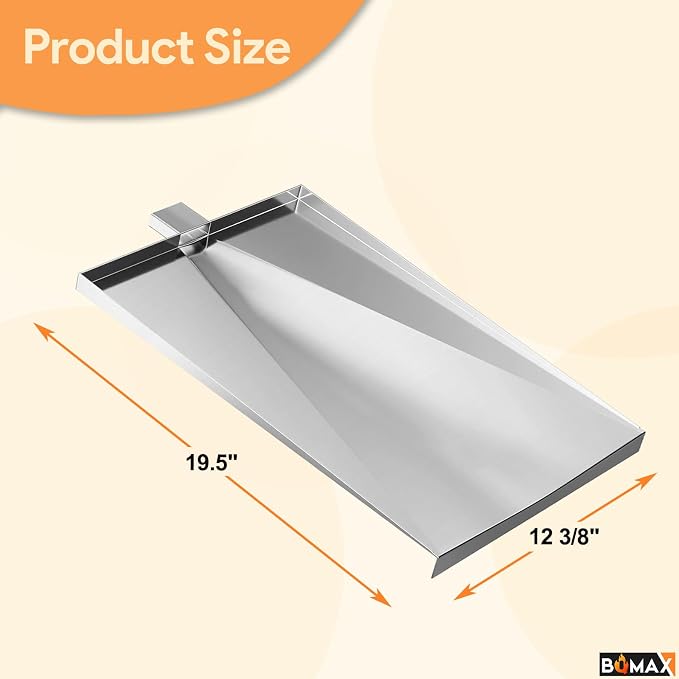 BQMAX SUB025 Drip Tray for Traeger Tailgater 20 Grill, for Traeger Grill Accessories Traeger Drip Pan Junior Elite 20 Bronson 20 Traeger Drip Tray BBQ055 TFB29 BBQ155 TFB30 TFB29PLB TFB29LZB TFB29LZA